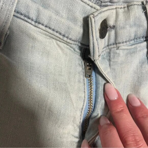 Second Yoga Womens Denim Jeans 27 Light Blue Skinny 5 Pockets Canada - Picture 5 of 7